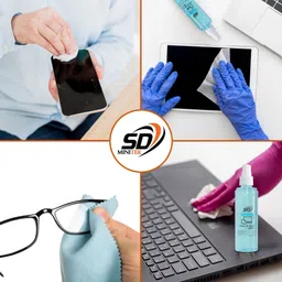 SDMINITEK Pack of 3 High Quality Multipurpose Use Cleaning Spray Gel for Screen Cleaning for Computers, Laptops, Mobiles image 5