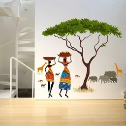 flipkart smartbuy Vinyl Animals Multicolor Wallpaper-picture-19