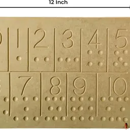 rewashree craft world Wooden Tracing Board for Kids (0-10 Number & Hindi Ka Kha) (Set of 2) image 3