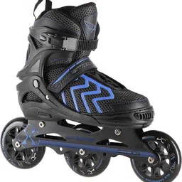 viel spiel 3 Wheel Adjustable with 100 MM PU In In-line Skates - Size 3-6 UK image 1