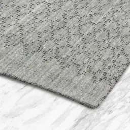obeetee Grey Blended Wool Abstract 6 x 9 Feet Hand Woven Carpet image 5