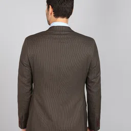 raymond Men Houndstooth Single Breasted Formal Blazer image 4