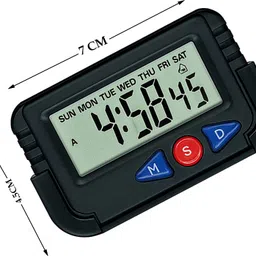 regals choice Digital Black Clock image 2