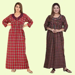 Pack of 2 Women Nighty-image-22