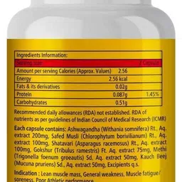 dr.vitasta Ever health ayurvedic weight gain capsule supplement image 2