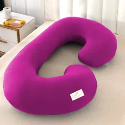 linenovation Microfibre Solid Pregnancy Pillow Pack of 1 image 5