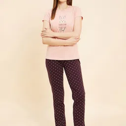 Sweet Dreams Typography Printed Night suit-picture-26