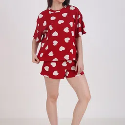 Masha Women Printed Night suit-image-91
