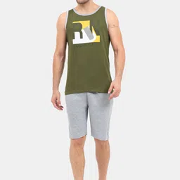 Masculino Latino Graphic Printed Pure Cotton T-shirt With Shorts-image-7