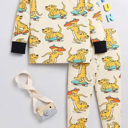 YK Boys Conversational Printed Night Suit-picture-23