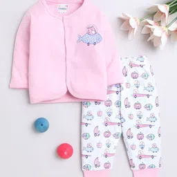 BUMZEE Girls Conversational Printed Night suit-image-47