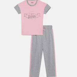 mackly Girls Typography Printed Night Suit-image-66