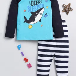 YK Boys Graphic Printed T-shirt With Pyjama-picture-11