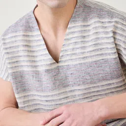 The Kaftan Company Men Striped Night suit image 2