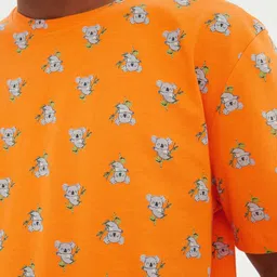 Trendyol Conversational Printed Pure Cotton T-shirt With Shorts image 4