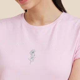 Sweet Dreams Pink Printed Top & Trousers image 4