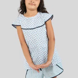 TWEENY MINI Girls Polka Dots Printed Top & Shorts image 5
