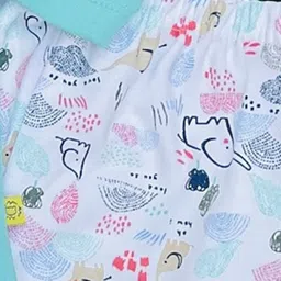 BAESD Kids Graphic Printed Long Sleeves Pure Cotton Night suit image 3