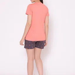 TITTLI Silky Typography Printed Pure Cotton Night Suit image 5