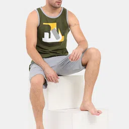 Masculino Latino Graphic Printed Pure Cotton T-shirt With Shorts image 5