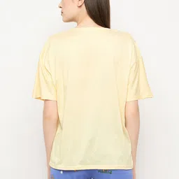 Camey Mickey Mouse Printed Cotton Crop Night Suit image 4