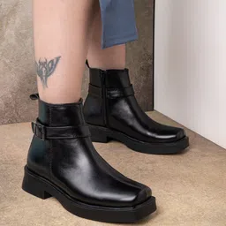 Roadster Women Black Chelsea Boots Boots For Women-picture-24