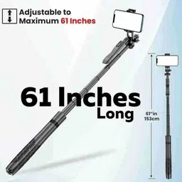 EVAAENTERPRISES Stabilizer L16 Selfie Stick Bluetooth Selfie Stick image 4