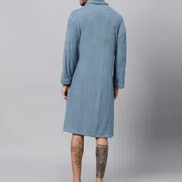 lacylook Blue Free Size Bath Robe image 2