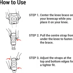 plutoex Knee Cap Support Brace For Knee Pain Relief Open Patella For Women & Men (1 Pc) Knee Support image 5
