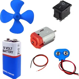 gadgetnik Mini Motor Fan Kit Educational Electronic Hobby Kit image 2