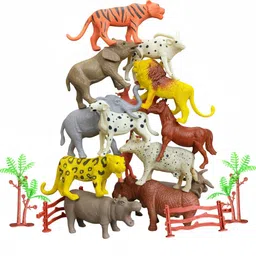 zesthome 15 pcs Animal Toys Set for Kids most demanding Rubber Animals Toys (3 inches)-picture-15