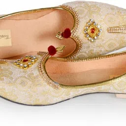 thirsty crow Royal Rajwadi Rajasthani Sherwani Juti , Party Wear For Men image 4