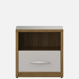 spacewood Kosmo Pearl Bedside Table in Ceramic High Gloss Finish image 5