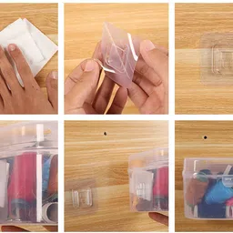 vrdh (Pack of 30) Self-Adhesive WALL MOUNTED Male Female Hook 1.68 Hook 1-picture-20