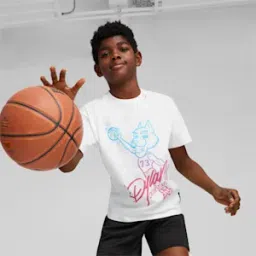 BASKETBALL Dylan Boy's Relaxed Fit T-shirt-image-37