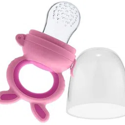 ravuk Bunny Silicone Food/Fruit Nibbler with Extra Mesh, Soft Pacifier & feeder Feeder - SILICON-picture-18