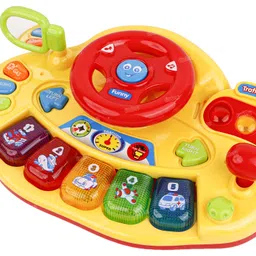 Baby Musical Toy Light up Steering Wheel Toy with Light & Sound Toy for Kids-image-8