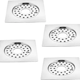 ruhe Floor Stainless Steel Push Down Strainer image 1