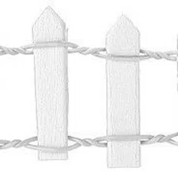 p s retail Fence Miniatures for Fairy Garden Ornamental Decorative Fencing- White-(10 pcs/Set) Decorative Showpiece - 3 cm image 3