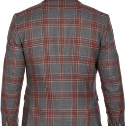 arrow Men Checkered Single Breasted Formal Blazer image 2