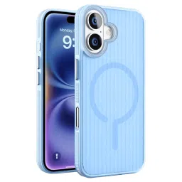 GRIPP Slimfit TPU Back Cover for Apple iPhone 16 Plus (MagSafe Charging Support, Blue)-picture-11