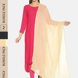 TWIN BIRDS Pack of 2 Light-Weight Dupatta-picture-6