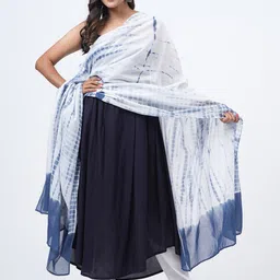 HELLA FASHIONS Tie & Dye Cotton Dupatta-image-40
