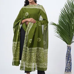 HELLA FASHIONS Bandhani Printed Cotton Dupatta-picture-40