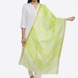 Biba Tye And Dye Printed Dupatta with Zari-picture-11