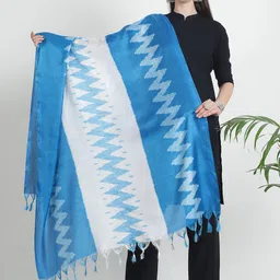 LOOM LEGACY Printed Art Silk Dupatta-picture-28