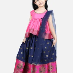 BownBee Girls Ready to Wear Lehenga & Blouse With Dupatta-picture-31