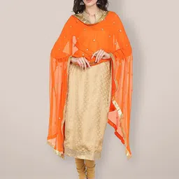 Dupatta Bazaar  Ethnic Motifs Embroidered Dupatta-picture-16