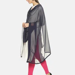 TWIN BIRDS Pack of 2 Solid Dupatta image 3