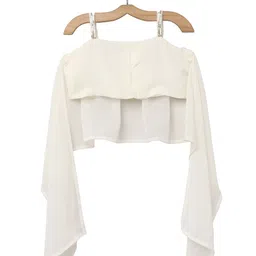MANY FROCKS & Girls Cream-Coloured Floral Top with Palazzos image 4